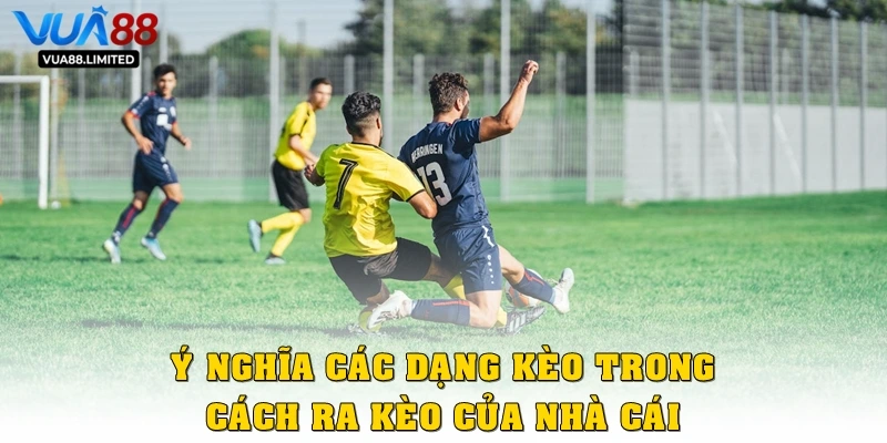 Ý nghĩa của các dạng kèo trong cách ra kèo của nhà cái chuẩn